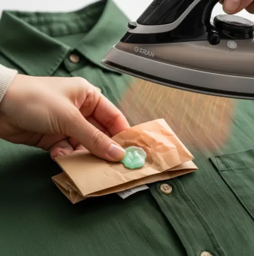 옷에 붙은 껌을 쉽게 제거하는 방법-1