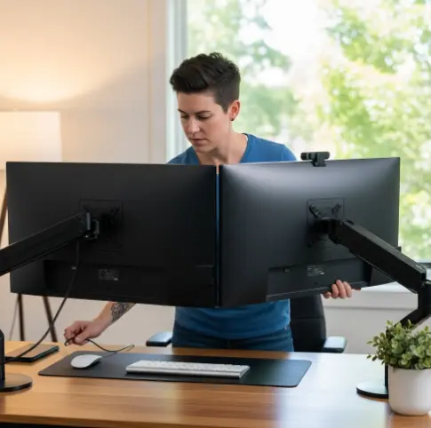 듀얼모니터 설정 방법