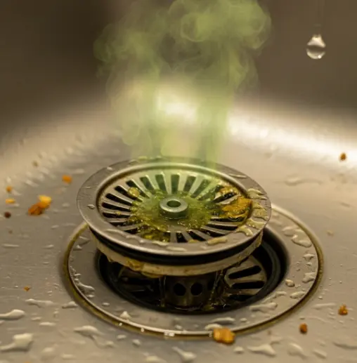 싱크대 배수구 냄새의 원인-1