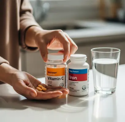 비타민C와 철분 영양제는 같이 먹으면 흡수율-1