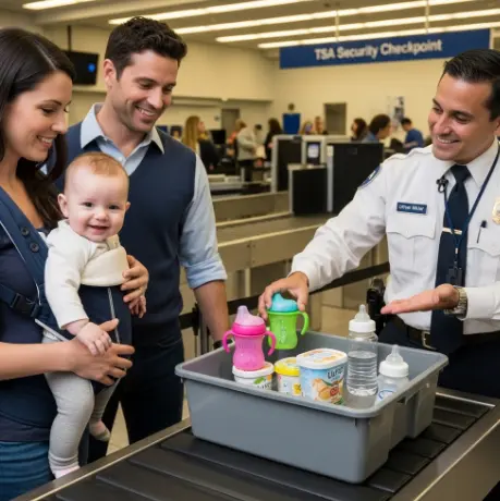 이유식이나 아기 물은 100ml 넘어도 비행기 기내반입
