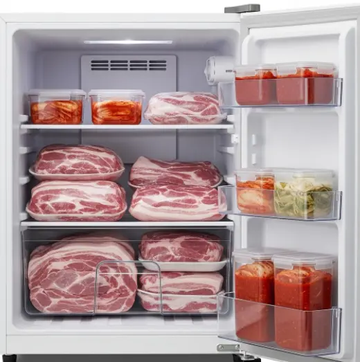 돼지고기 김치냉장고에 보관-1