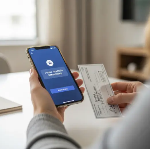 수표 입금후 바로 계좌이체가능하나요-1