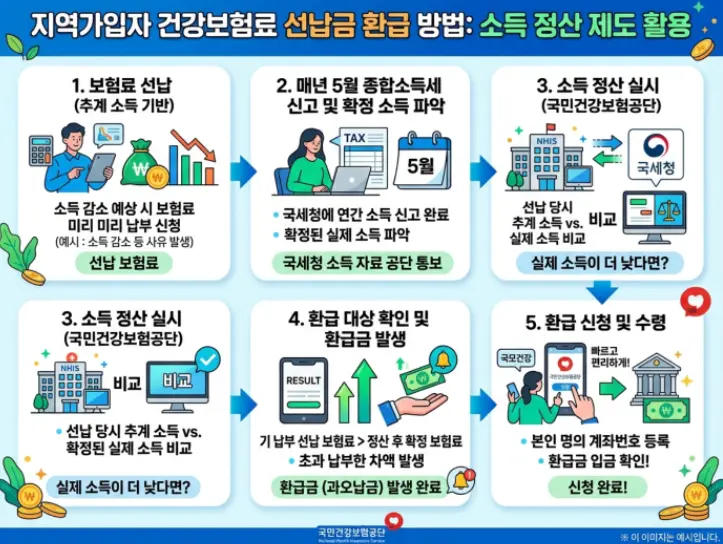 건강보험-지역가입자-소득-정산-제도-활용